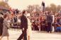 HRH Queen Elizabeth II with Premier Howard Pawley.