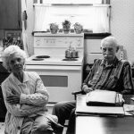 Barb and John Colleary in their co-op-built home, 1995.