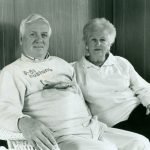 Charlie and Patricia Gallagher in their co-op- built home 1995.