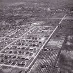 The completed subdivision in Grimsby, 1956