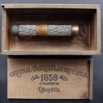 Photo of a section of the Transatlantic Telegraph Cable used by the Anglo-American Telegraph Company in Newfoundland