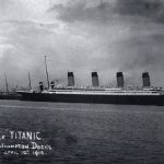 Titanic leaving Southampton