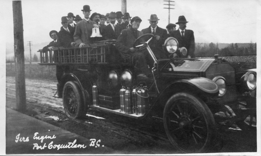 Port Coquitlam City Hall, ca. 1914  Port Coquitlam's F-Words: Flu, Fire,  Flood and Financial Fears