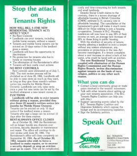 "Stop the attack on Tenants Rights" leaflet | Solidarity ...