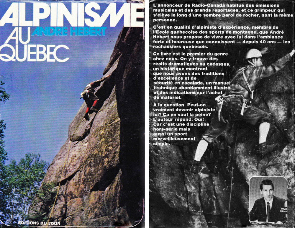 Livre sur l'escalade au Québec, 1972